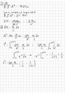 Solución al problema de la fuerza gravitacional