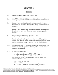 Electrical Engineering Exercises: Charge, Current, Voltage, Power & Circuits