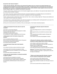 Don Quixote Chapter 8 Reading Comprehension & Literary Analysis