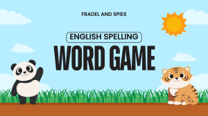 English Spelling Game for Kids