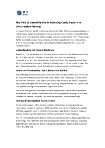 VR in Construction: Reducing Rework & Costs