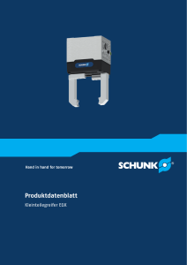 EGK Kleinteilegreifer Datenblatt | Schunk