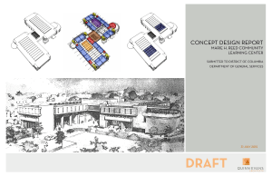 Marie H. Reed Learning Center Concept Design Report