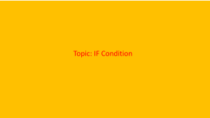 IF Condition Lesson: Flowcharts, Pseudocode, Python Examples