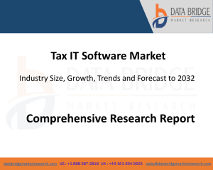 Tax IT Software Market: Industry Trends & Forecast to 2032