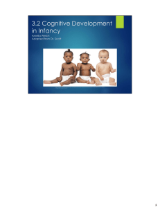 Cognitive Development in Infancy: Piaget's Stages