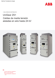 Folleto de Aparamenta de Media Tensi&oacute;n UniGear ZS1