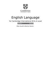 English Language Coursebook: Cambridge International AS & A Level