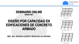 Dise&ntilde;o por Capacidad en Edificios de Hormig&oacute;n Armado
