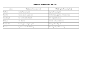 CPU vs GPU: Key Differences Explained