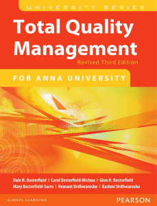 Total Quality Management Textbook, Revised Third Edition