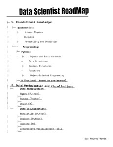 Data Scientist Roadmap: Skills, Tools, and Technologies