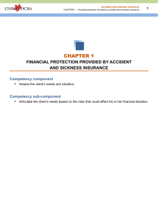 Accident & Sickness Insurance: Financial Protection