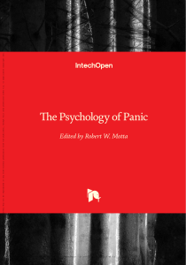 The Psychology of Panic: Understanding and Managing Panic Disorder