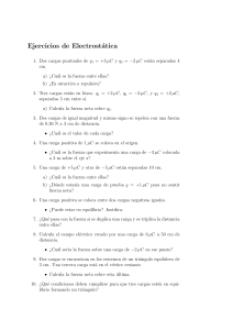 Ejercicios de Electrost&aacute;tica: Ley de Coulomb y Campos El&eacute;ctricos