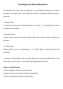 Fundamentals of Economic Sectors: Introduction to Economic Sectors