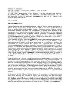 Bacani vs. Coconut: National Coconut Corp Legal Case Decision