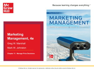Price Management in Marketing: Strategies & Tactics