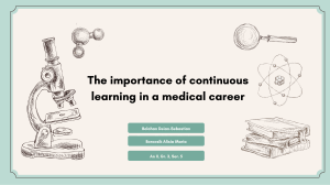 Continuous Learning in Medicine: Importance & Advancements