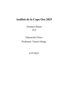 An&aacute;lisis Copa Oro 2025: Equipos, Historia e Impacto
