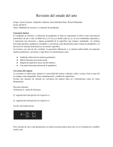 Modelado de Terrenos y Evaluación de Pendientes: Revisión