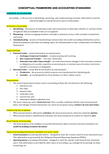 Accounting Conceptual Framework & Standards Overview