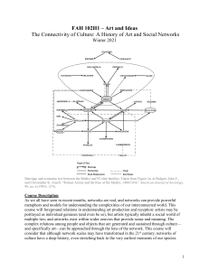 FAH 102H1 Art & Social Networks: Course Syllabus