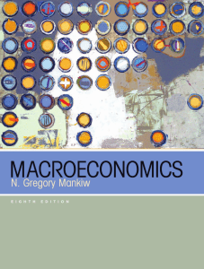 Macroeconomics Textbook by N. Gregory Mankiw - Eighth Edition