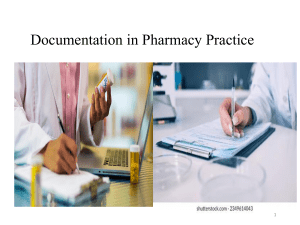 Pharmacy Documentation: Best Practices & Guidelines