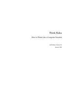 Think Raku: Computer Science Textbook