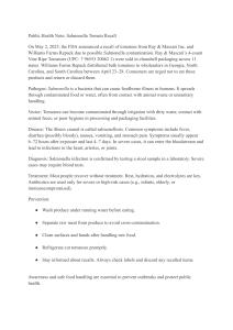 Salmonella Tomato Recall: Public Health Alert & Prevention