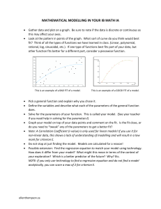 IB Math IA: Mathematical Modeling Guide