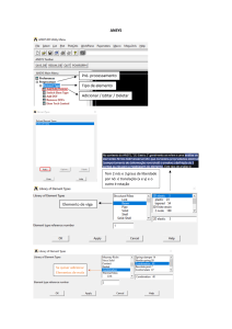 Notas de Aula de Análise Estrutural ANSYS