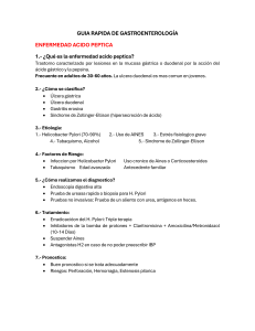 Gu&iacute;a R&aacute;pida de Gastroenterolog&iacute;a: Enfermedad &Aacute;cido-P&eacute;ptica y M&aacute;s