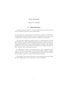 Area Formula: Geometric Measure Theory Research