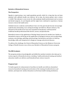 Bachelor of Biomedical Sciences Program at Makerere University