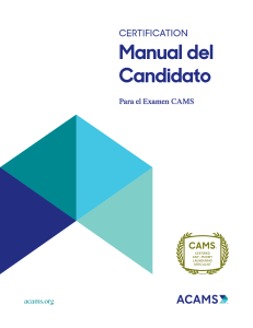 Manual del Candidato al Examen CAMS: Certificaci&oacute;n Antilavado de Dinero