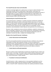CompTIA Security+ Exam: Benefits & Career Path