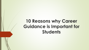 10 Reasons Career Guidance is Important for Students