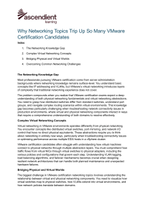 VMware Networking Certification: Overcoming Challenges