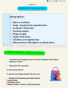 Risk & Return Fundamentals: Investment Guide