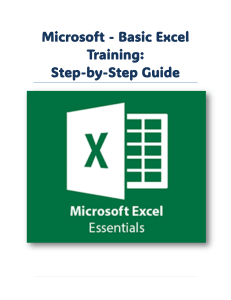 Basic Excel Training: Step-by-Step Guide