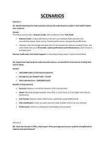 GBM Audit Scenarios: Trade Execution, NPLs, AML