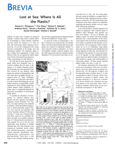 Microplastic Pollution in Oceans: A Scientific Study