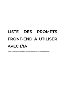 Invites IA Front-End : Code, Conception R&eacute;active, UI/UX