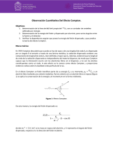 Laboratorio del Efecto Compton: Observaci&oacute;n y An&aacute;lisis Cuantitativo