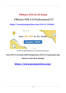 VMware 2V0-41.24 Exam Questions & Answers