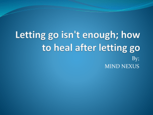 Letting Go vs. Healing: A Guide to Emotional Recovery