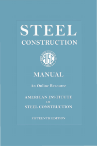 Steel Construction Manual, 15th Edition
