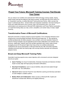 Microsoft Training Courses: Elevate Your Career